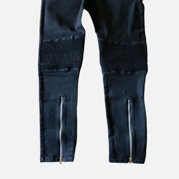 Denim Collection Skinny Fit Jeans Black Stretch Womens Size 34 tag / 32 actual - Picture 4 of 7